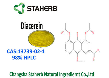 Porcellana Polvere giallo-chiaro CAS 13739 di 98% Diacerein dell'aloe dell'estratto naturale puro di Vera 02 1 fornitore