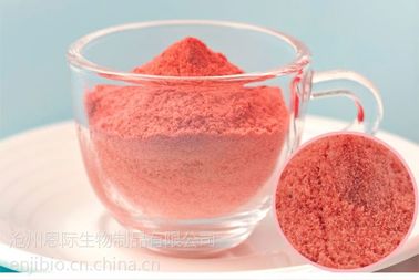 Porcellana polvere della fragola; Polvere organica liofilizzata naturale della fragola di 100% fornitore