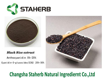 Porcellana Estratto della pianta concentrato ossidante anti-, estrazione nera dell'acqua dell'estratto del riso fornitore