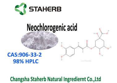 Porcellana HPLC neoclorogenico puro bianco CAS 906-33-2 dell'acido 98% dei materiali di riferimento standard della polvere fornitore