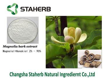 Porcellana Solvente bianco di cristallo dell'estratto 45%-95% Honokiol della corteccia di Officinalis della magnolia - il residuo libera fornitore